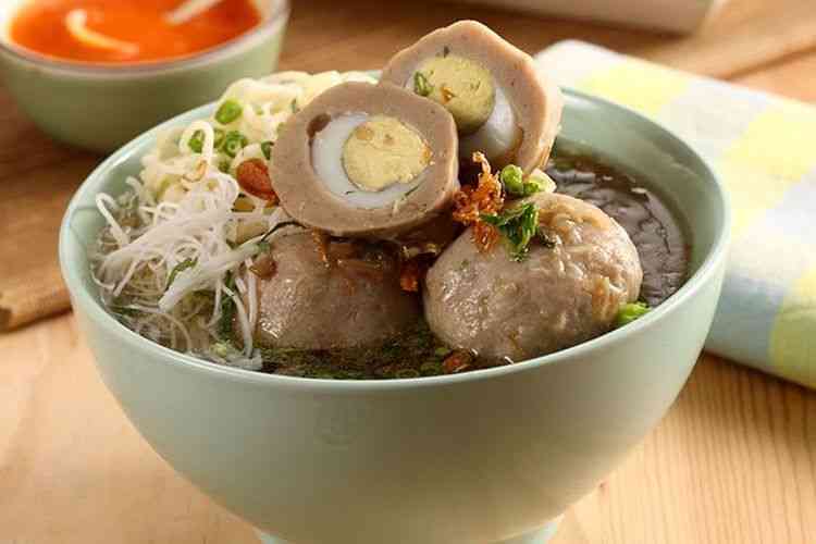 Bakso Telor, salah satu varian menu/ foto:kompas.com