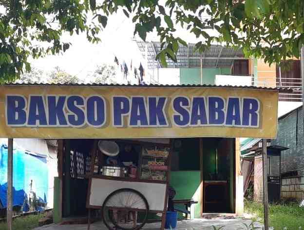 Lokasi bakso Pak Sabar, Jl.MT Hariyono, Magetan. Foto dokpri