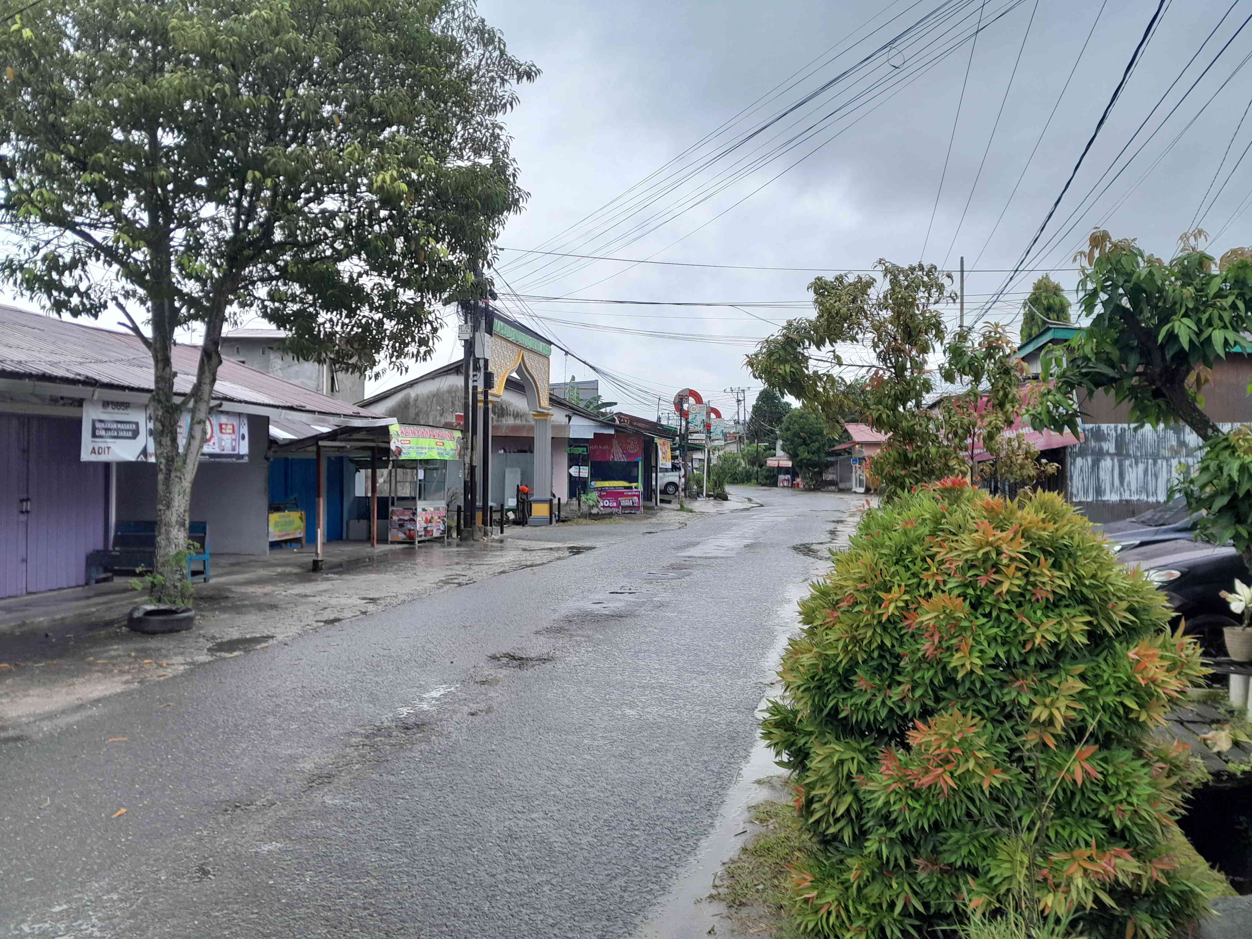 Ilustrasi gambar kampung lembah damai, kampung halaman penulis di Balikpapan : Dokumen Pribadi