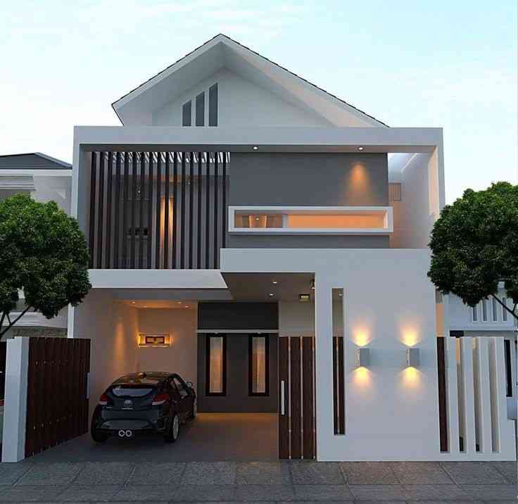 Desain rumah minimalis. Sumber gambar: Pinterest.com