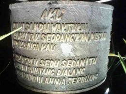 Dokpri puisi Aku di monumen Chairil Anwar Kayutangan
