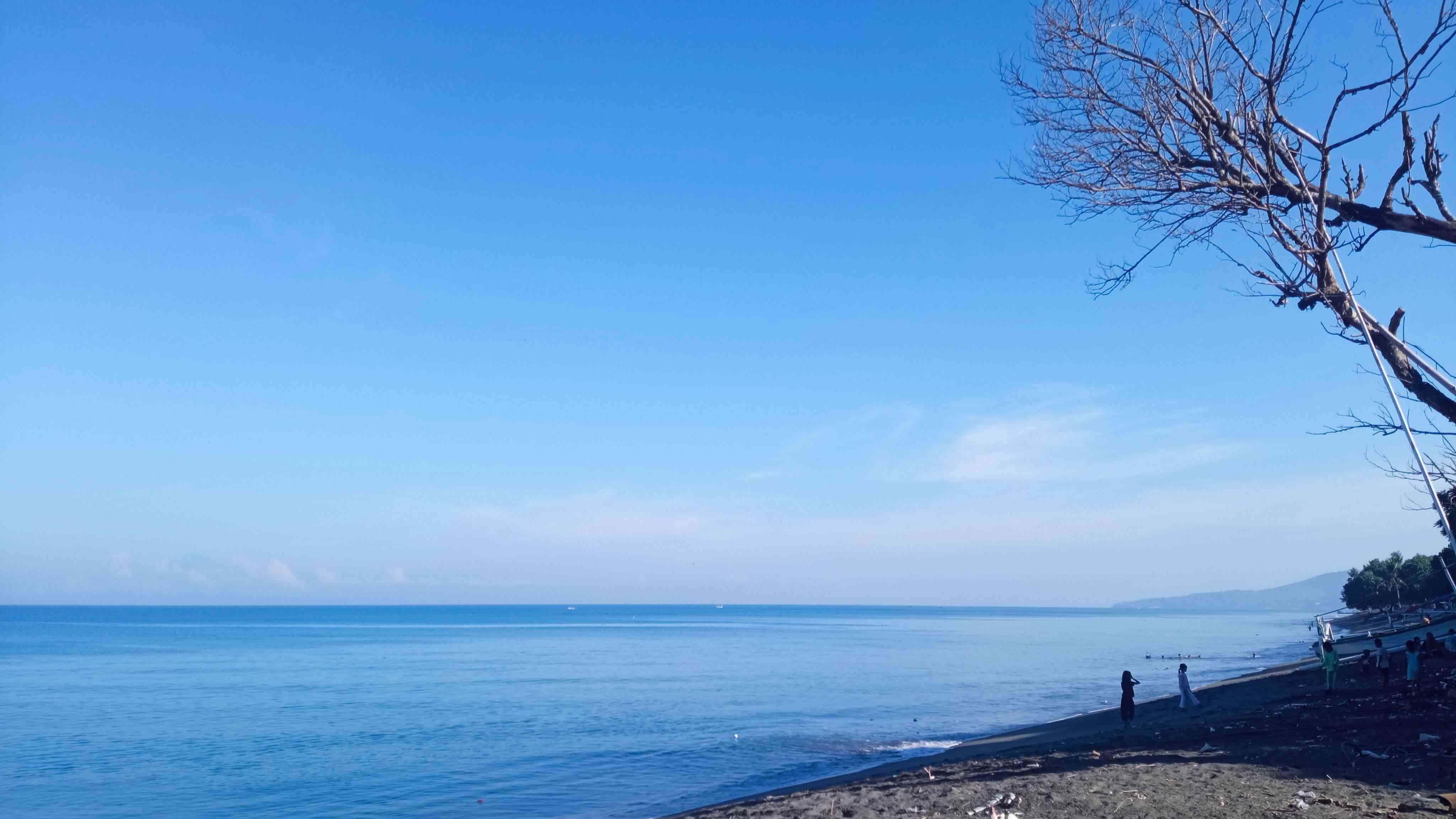 Ilustrasi pantai favorit Pura Segara Mataram (Foto: Dokumentasi Pribadi)