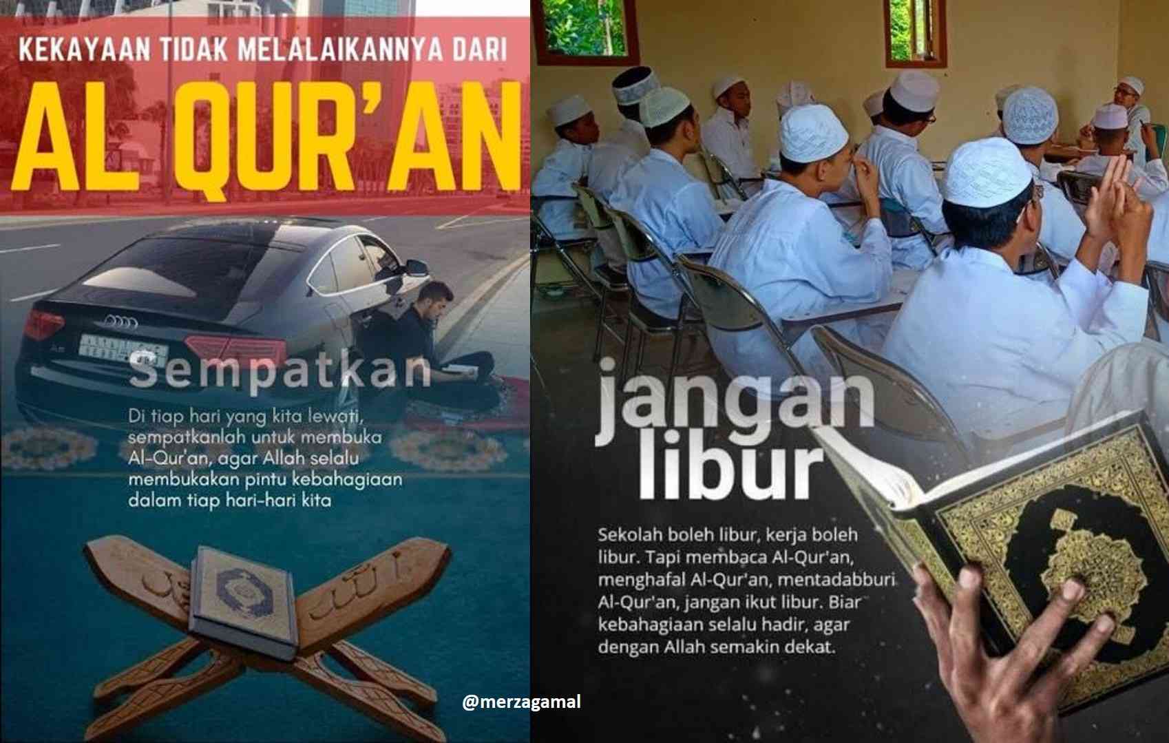 Image: Tingkatkan pemahaman kita terhadap Al Quran dan artinya walaupun Ramadan berlalu (by Merza Gamal)