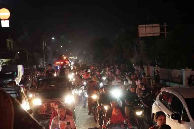 Suasana Takbir Keliling di Tebing Tinggi (dok. Media Tebing Tinggi)