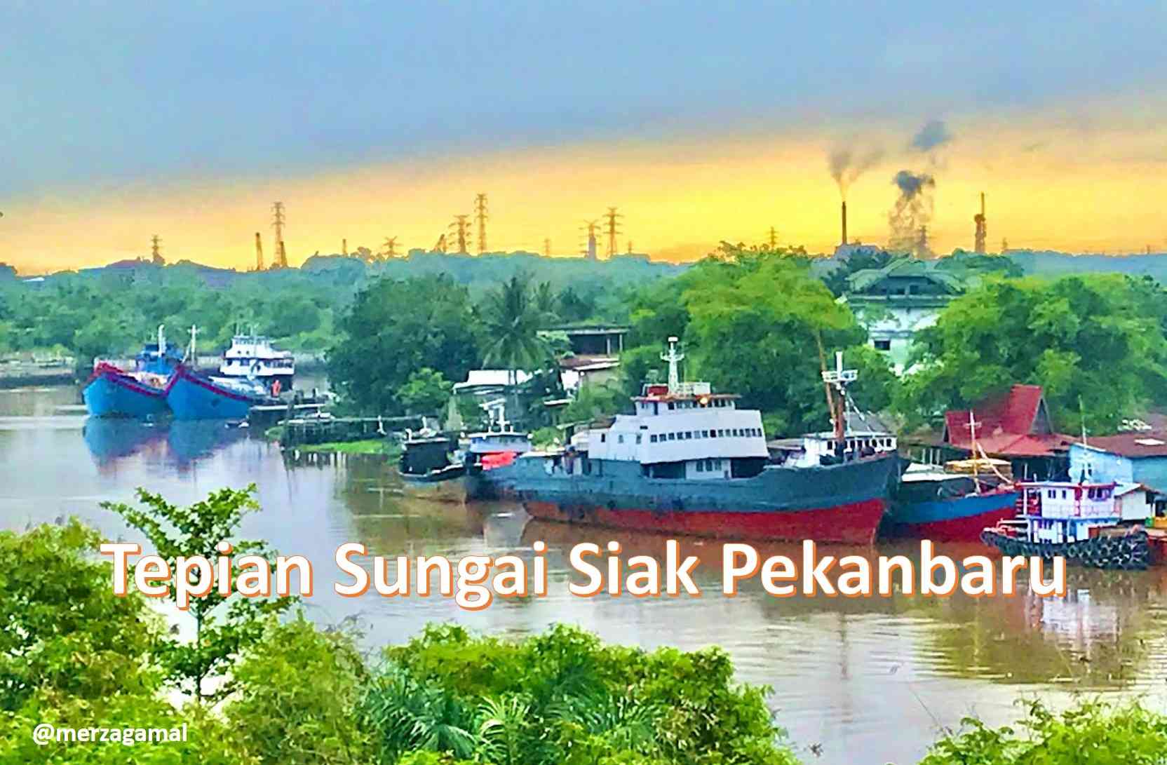 Image: Tepian Sungai Siak yang merupakan bagian Heritage Kota Lama Pekanbaru (Dokpri)