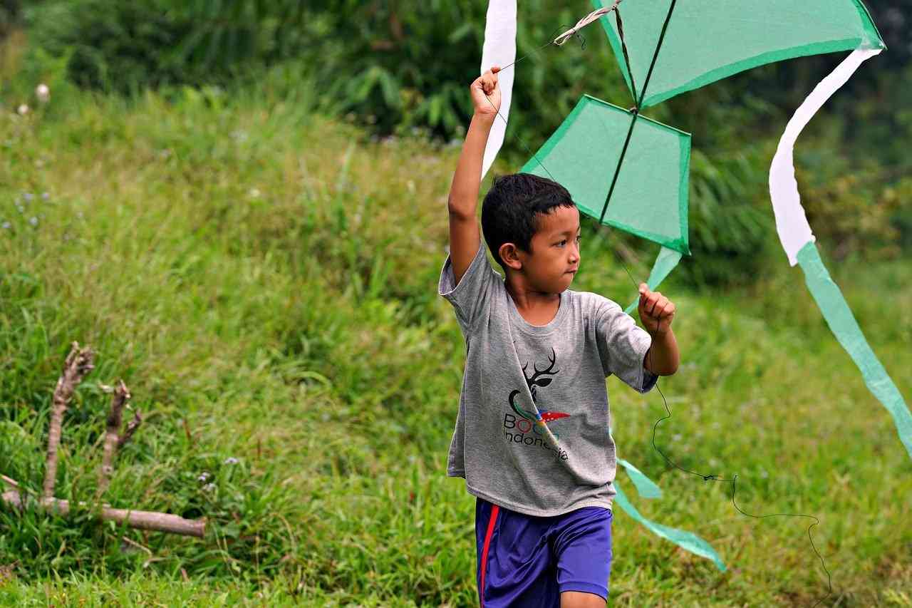 Bermain layangan di masa kecil. (Image source from pixabay com)