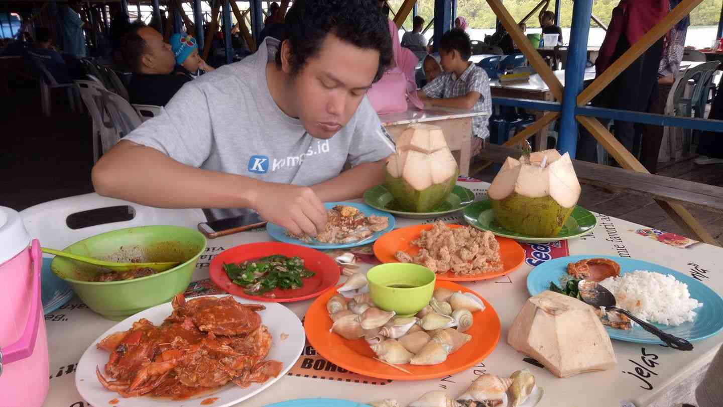 Olahan seafood jadi favorit. | Foto Dokumentasi Pribadi.