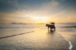 Pantai Parangtritis, Yogyakarta. (Naufal Image/Shutterstock via Kompas.com)
