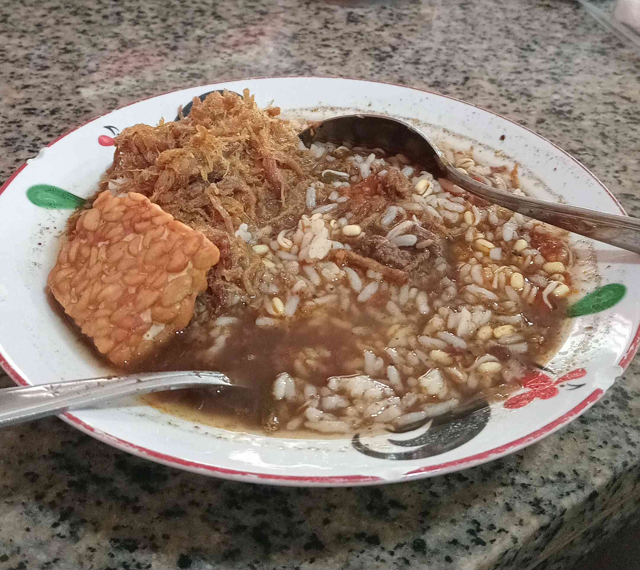 Nasi rawon suwir Pak Pangat, dokpri 