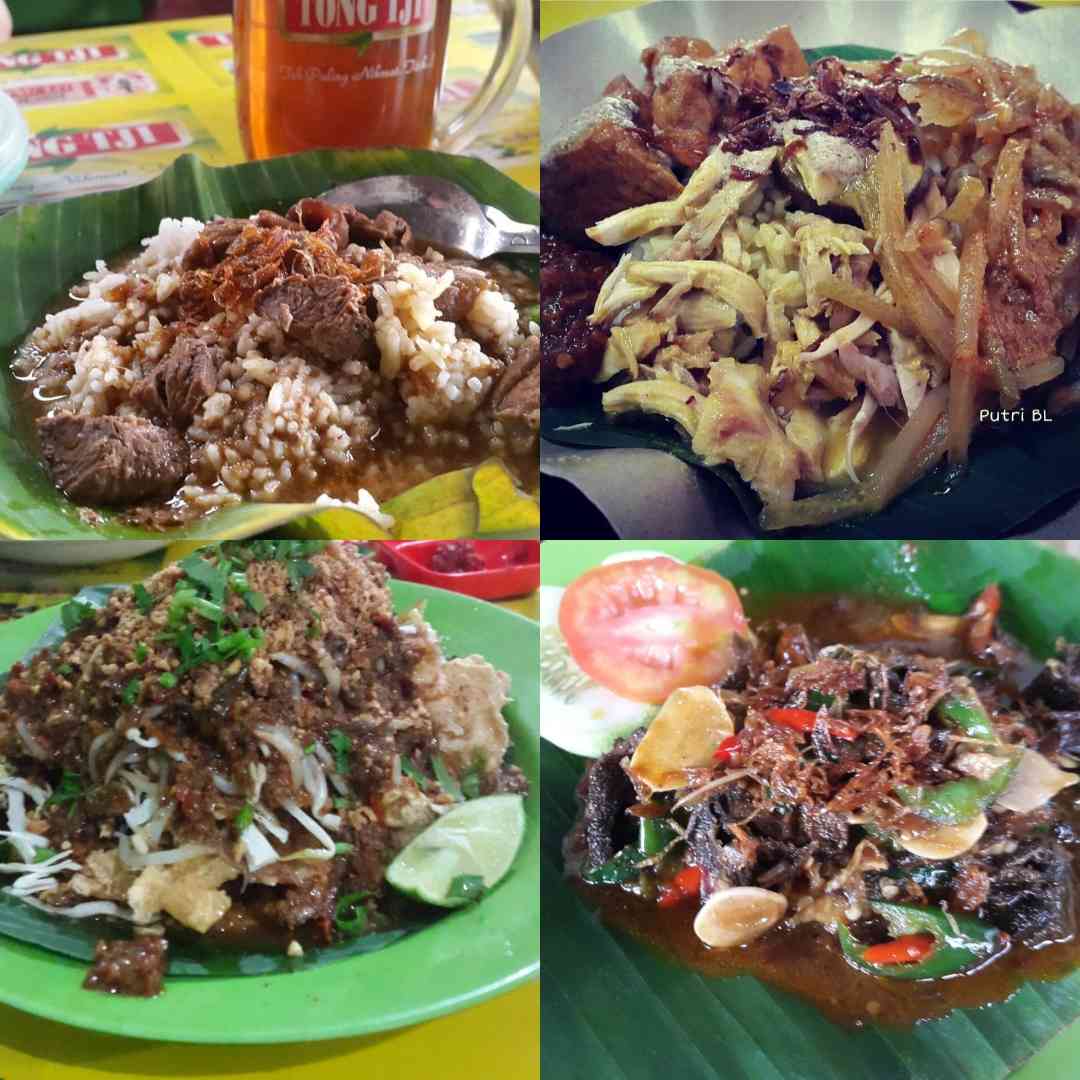 Nasi Gandul, Nasi Semarang, Tahu Gimbal, Babat Gongso (Dok. Pribadi)