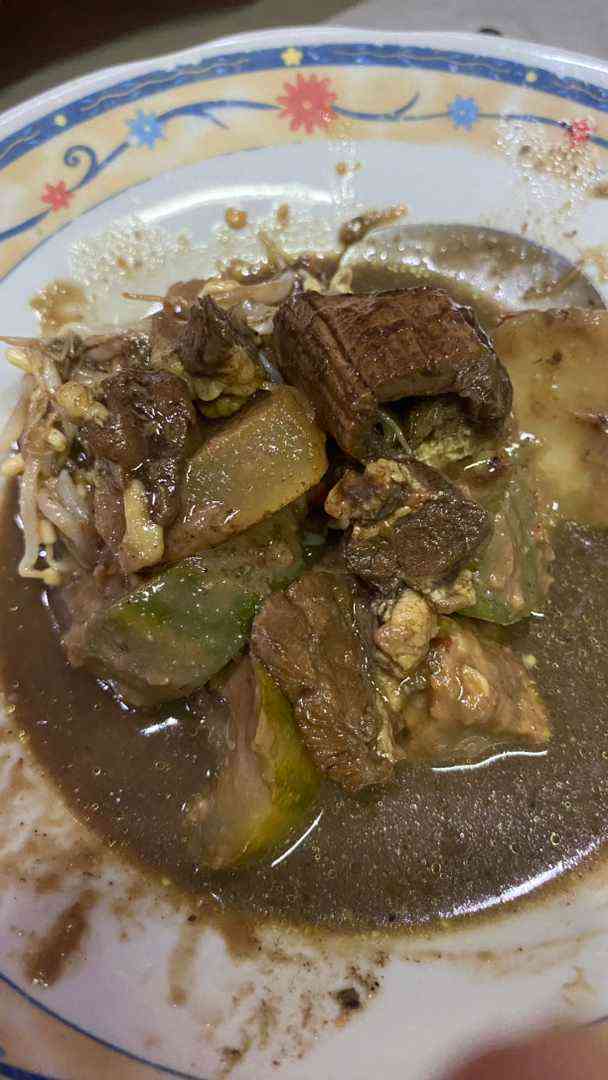 Inovasi Rujak Cingur Kuah Rawon (Dok. pribadi)