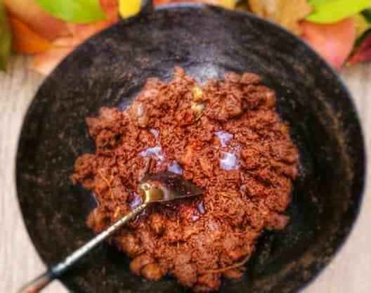 Rendang khas Payakumbuh yang begitu sedap. (Foto Akbar Pitopang)