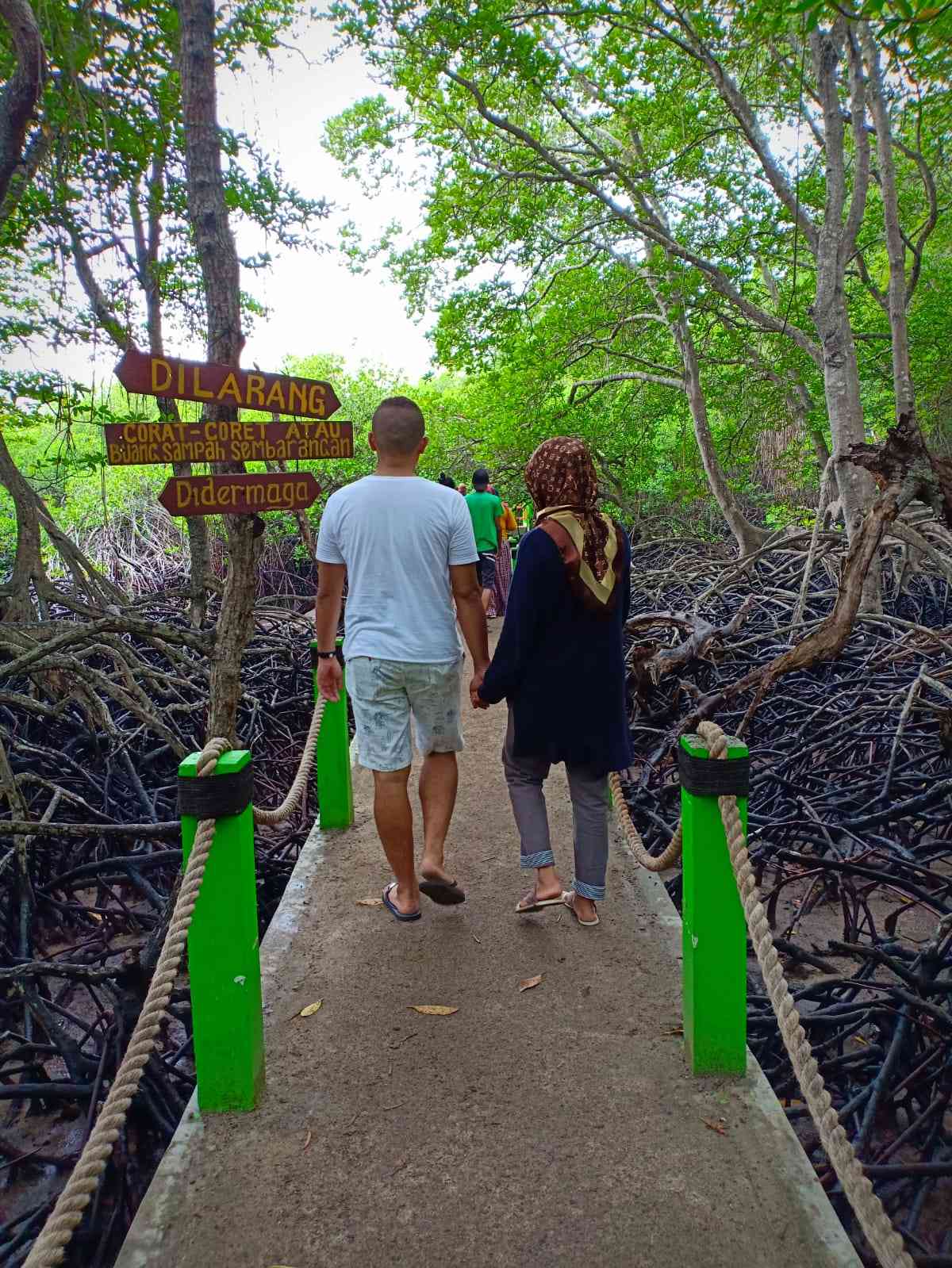 Jembatan Mangrove. Sumber: dokumentasi pribadi