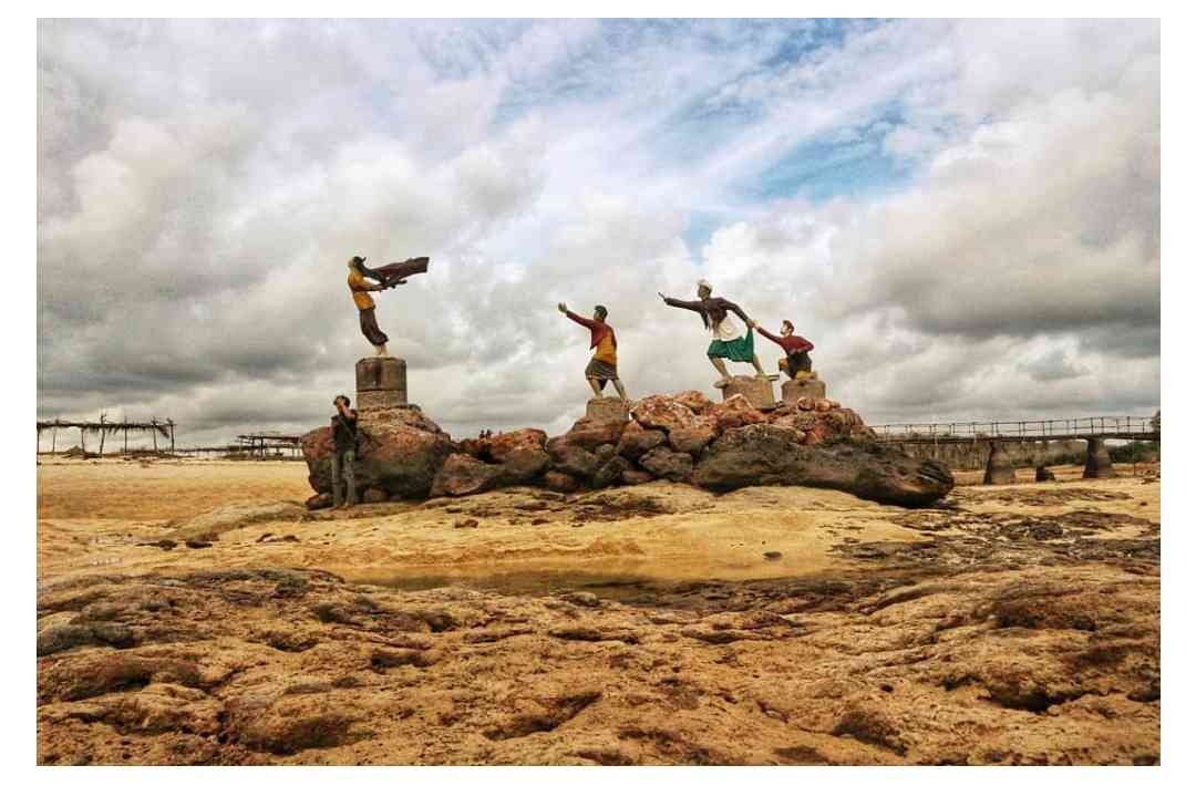 Tangkapan screenshot layar HP Pantai Seger Kuta sumber Source: instagram. Com/dhanangirawan/