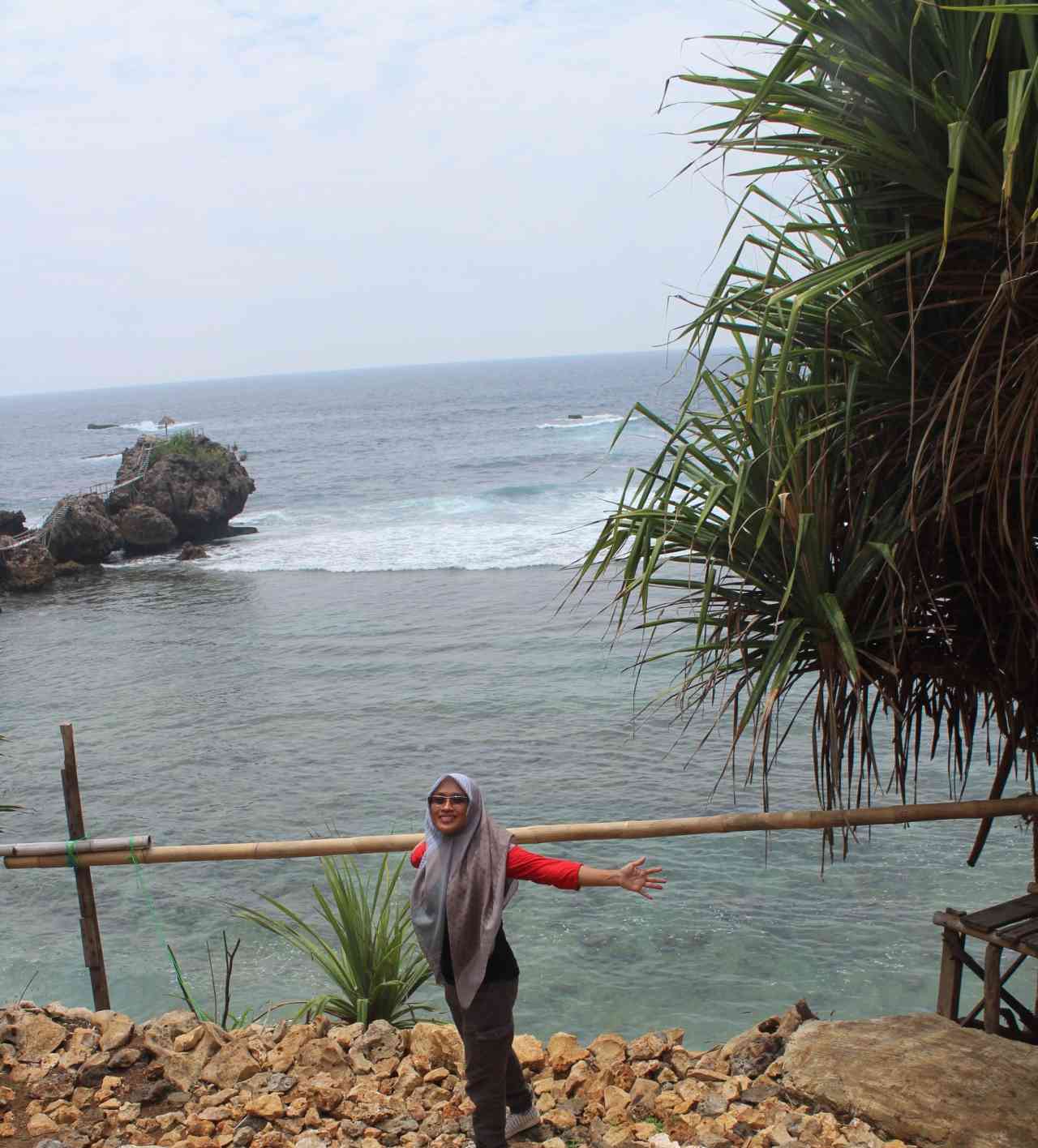 Foto pribadi di Pantai Nglambor