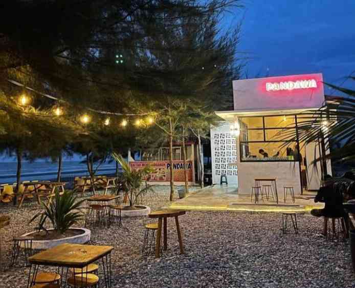 Pandawa cafe dipantai  bantayan/dokpri