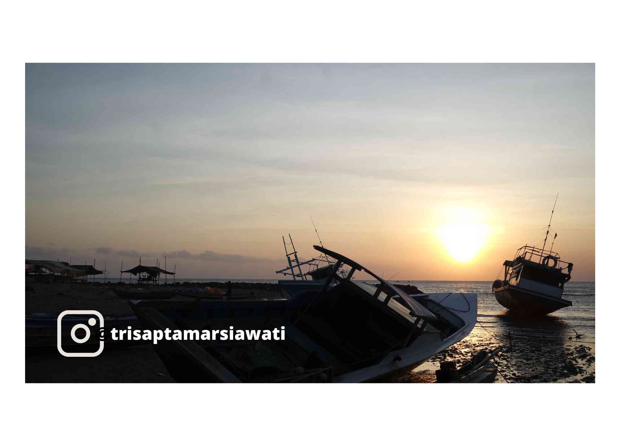 Dok pri  sunset Pantai Takisung 2015