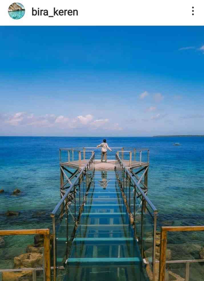 Titik Nol Jembatan Kaca, Bira, Bulukumba (instagram bira_keren)