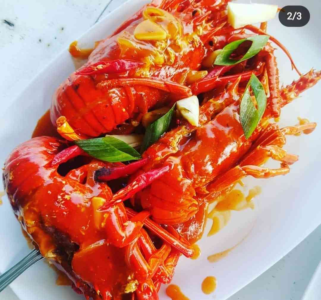 lobster segar di Pantai Indrayanti. Dok Shita R