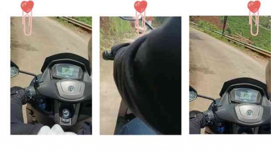 Jalanan berkelok dan menanjak. Foto : Irma Tri Handayani