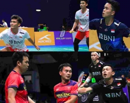 Hanya dua yang lolos ke semifinal BAC 2023 (Foto Diolah dari Facebook.com/Badminton Indonesia) 