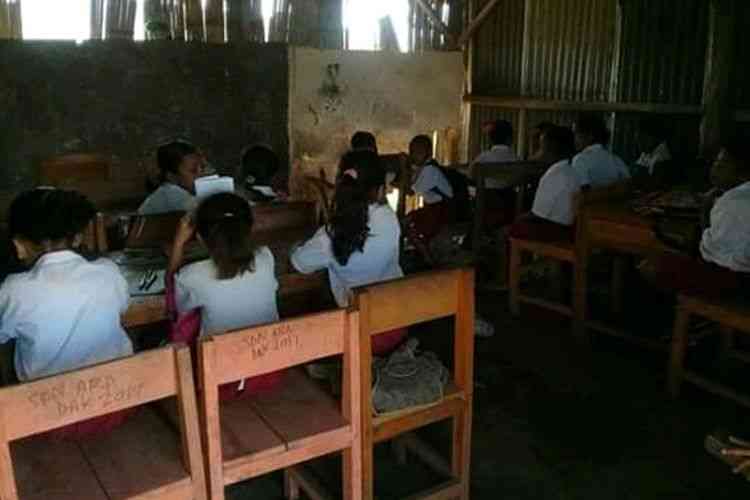 Fasilitas pendidikan di Flores masih memprihatinkan: dok Istimewa via Kompas.com