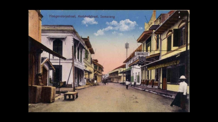 Kerkhofstraat, sekarang jln. Perkutut, 1920 (Sumber: KITLV)