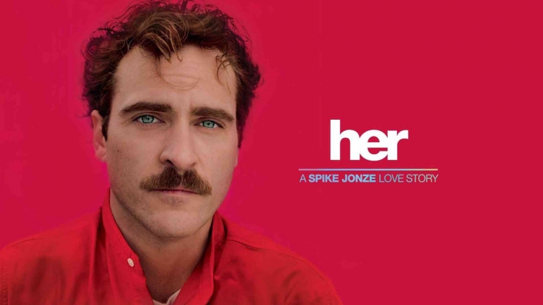 Joaquin Phoenix dalam film Her (2013), foto dari Rotten Tomatoes