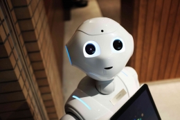 Ilustrasi robot berbasis artificial intelligence atau kecerdasan manusia | pexels: alex knight