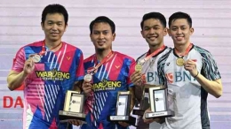 Juara Malaysia Masters 2022 (Foto: AFP via Getty Images/MOHD RASFAN) 