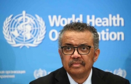 Direktur Jenderal World Health Organization (WHO) Tedros Adhanom Ghebreyesus (Reuters)