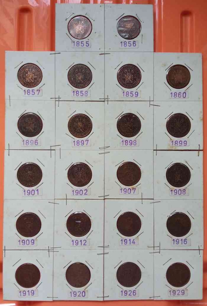 Tahun pengeluaran 1 cent, dimulai pada 1855 (Dokpri)