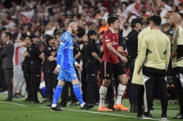 Performa buruk Manchester United ketika melakukan laga tandang. Sumber: AFP/Cristian Quicler via kompas.com