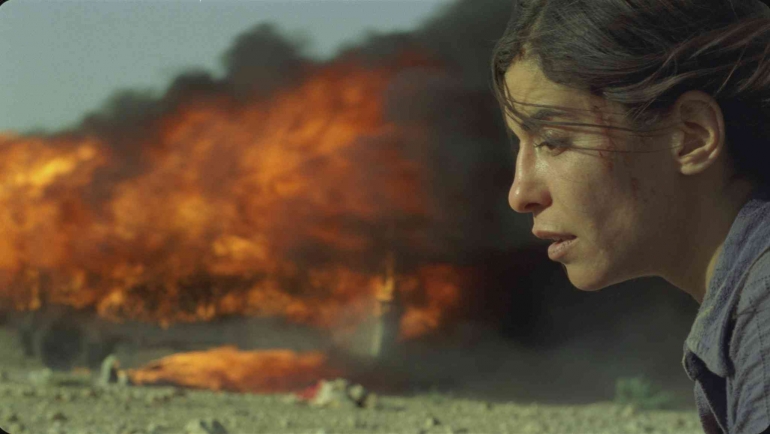 Lubna Azabal dalam Incendies (2010), foto dari Rotten Tomatoes.
