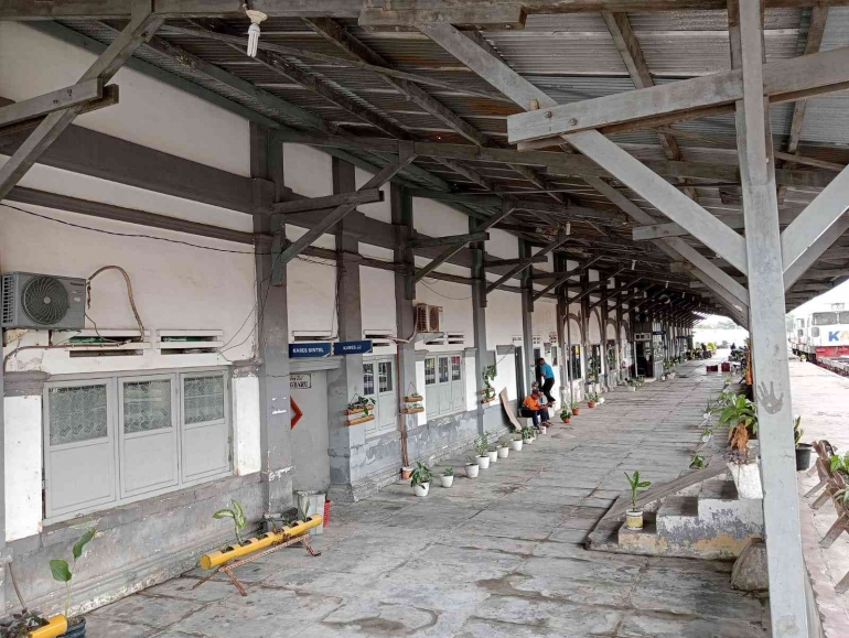 Bangunan Stasiun Belawan, Medan, 30/4/2023 (Dok. Pribadi)