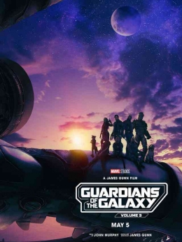 Poster Film Gurdian of The Galaxy (Instagram @Marvelstudios)