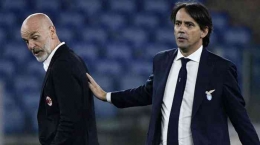 Stefano Pioli dan Simone Inzaghi - TribunBatam.id dengan judul AC Milan dan Inter Milan Bersaing 