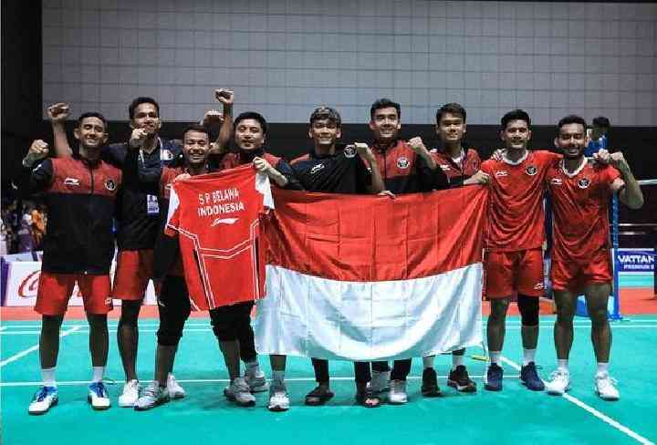 Beregu putra Indonesia merebut medali emas SEA Games 2023 (sport.tempo.co)