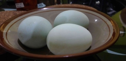 Telur asin dipilih karena rasa asinnya dan dikutuk juga karena asin (Hamim Thohari Majdi)
