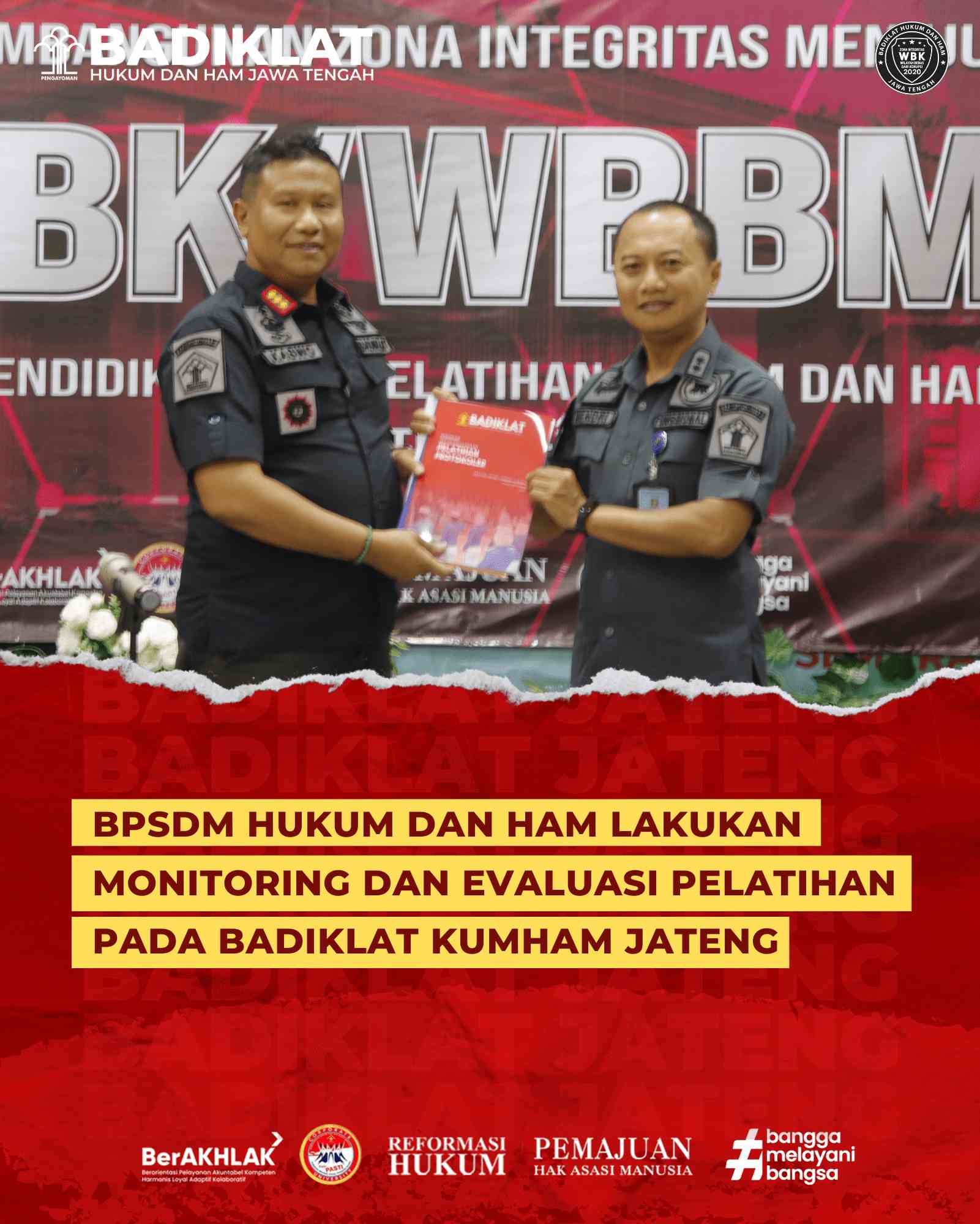 BPSDM Hukum Dan HAM Lakukan Monitoring Dan Evaluasi Pelatihan Pada ...