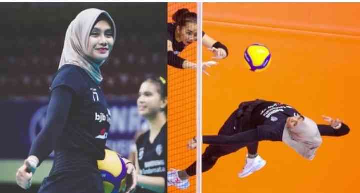Wilda Siti Nurfadhilah Sugandi pemain bola voli putri Indonesia yang bermain di Sea Games (foto: Instagram @ wildanurfadhilahh)
