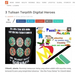 Artikel start up Buta Warna Menang di Ajang Digital Heroes | Liputan6.com