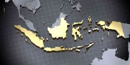 Ilustrasi Geografi Indonesia bentuk 3D Foto: Freepik