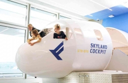 Dunia Aviasi mini Skyland di bandara Stuttgart | foto: Flughafen-Stuttgart.de/Skyland