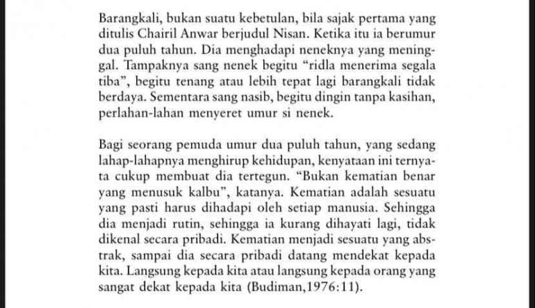 Sumber: Buku Kritik Sastra di Indonesia