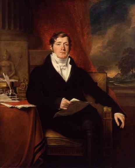 Sir Thomas Stamford Raffless (sumber: wikipedia/George Francis Joseph)