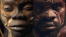 Ilustrasi: Manusia Neolitikum Papua Nugini (dok.Pribadi)