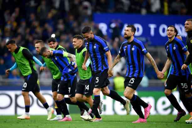 Inter Milan Selebrasi Kemenangan (Foto : Mattia Pistoia - Inter / Getty images) 