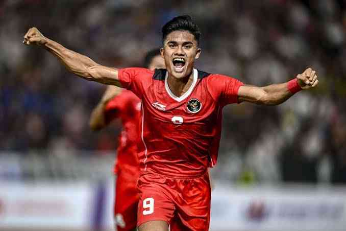 Indonesia meraih medali emas sepak bola putra SEA Games 2023 (Kompas.com)