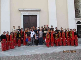 Bersama komunitas Indonesia di Itali /dok pribadi
